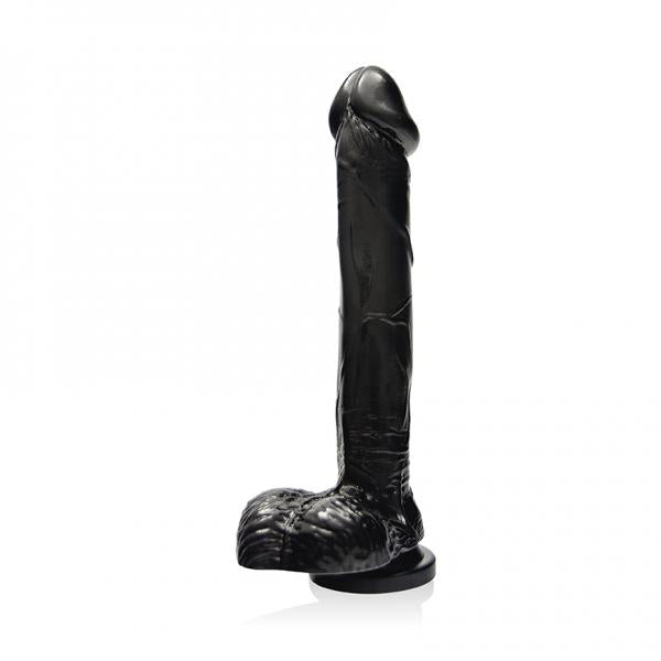 9 Inches Cock With Balls & Suction Cup Black