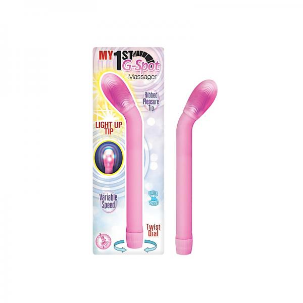 My 1st G Spot Light Up Massager Pink