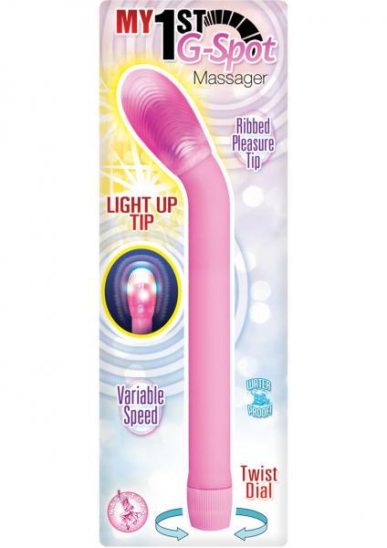 My 1st G Spot Light Up Massager Pink