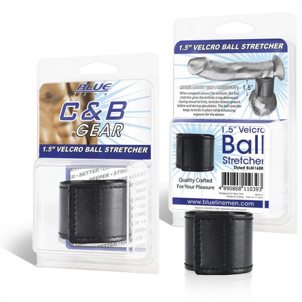 C & B Gear 1.5 Inches Velcro Ball Stretcher Black
