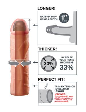 Fantasy X Tensions Perfect 1 Inch Extension Beige