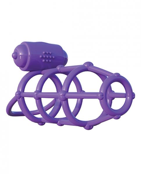Fantasy C Ringz Vibrating Climax Cage Purple