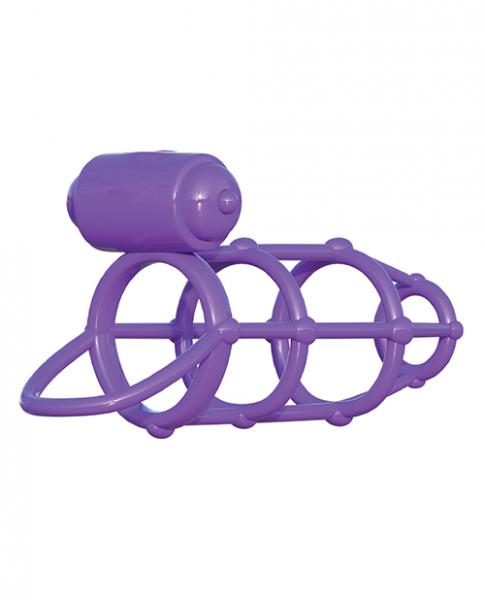 Fantasy C Ringz Vibrating Climax Cage Purple