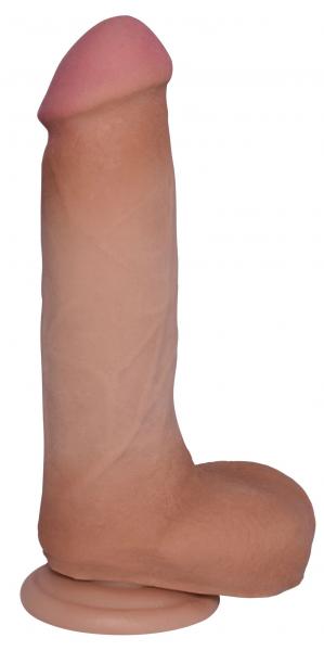 Home Grown 8 Inches Bio Skin Latte Tan Dildo
