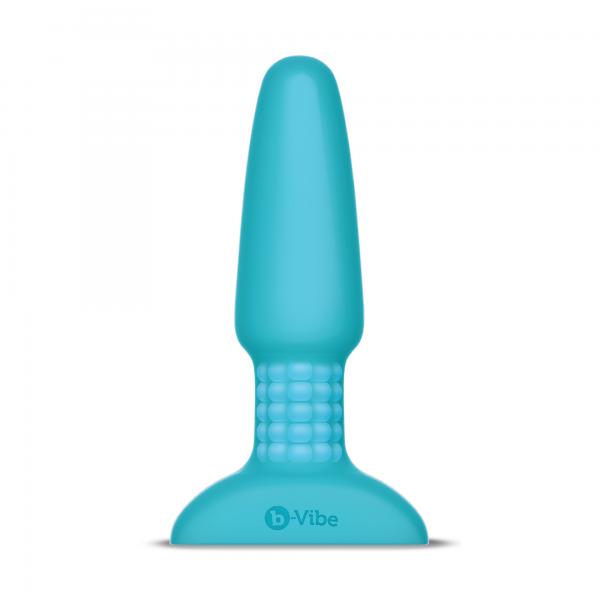 B Vibe Rimming Plug Teal Blue