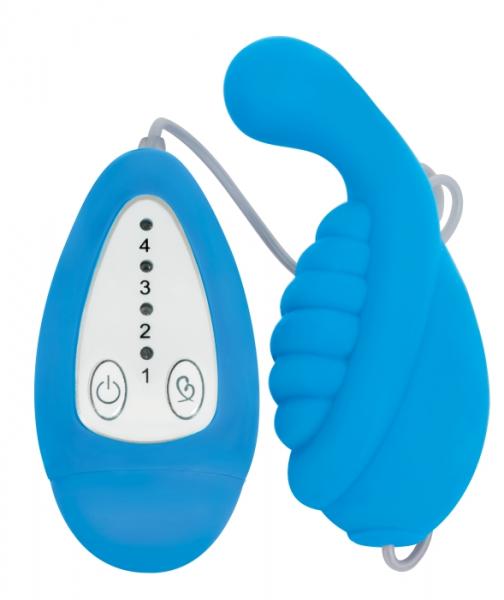 Gossip Whirl 4 Speed Silicone Egg Vibe Blue