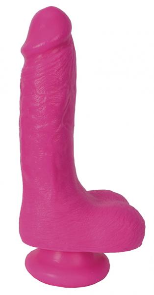 Simply Sweet Poppin Pink Pecker 7 Inches Dildo