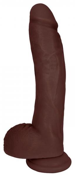 Jock Dong 10 Inches With Balls Chocolate Brown