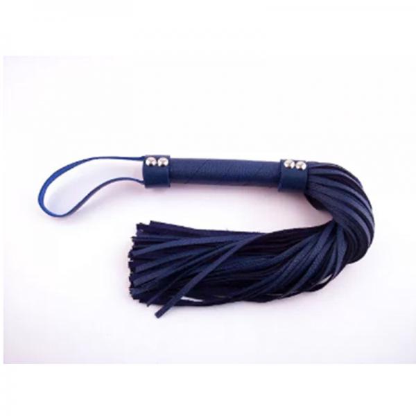 Rouge H Style Leather Flogger Blue