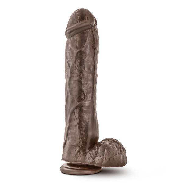 Mr Savage 11.5 Inches Dildo With Suction Cup Brown