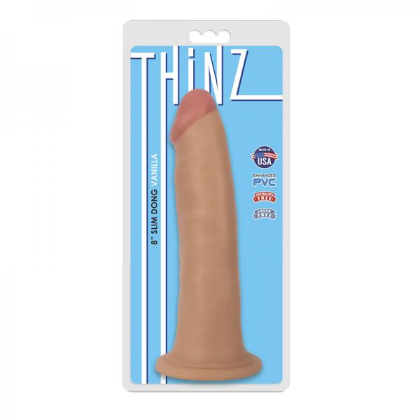 Thinz 8 Inches Slim Dong Vanilla Beige
