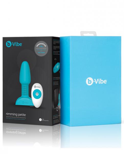 B Vibe Petite Rimming Teal Blue Butt Plug