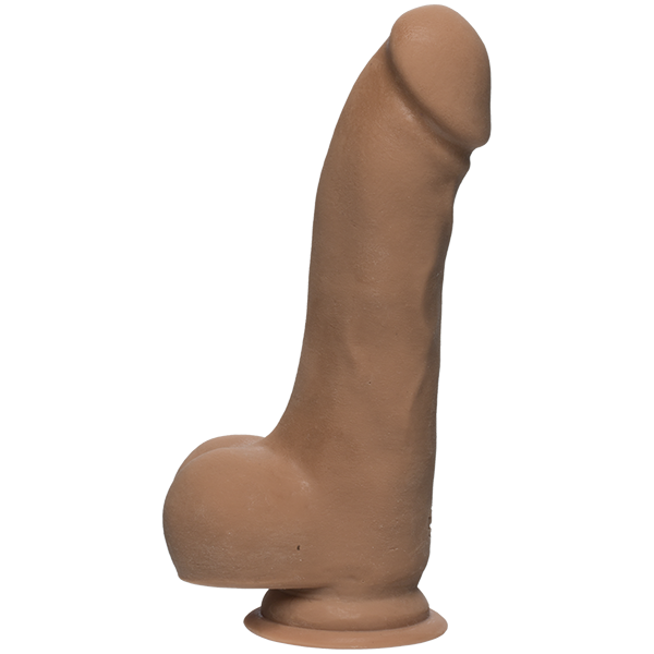 The D Master D 7.5 Inches Dildo With Balls Ultraskyn Tan