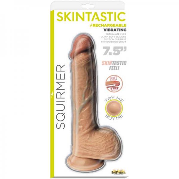 Skintastic Squirmer 7.5 Inches Rechargeable Vibrating Dido