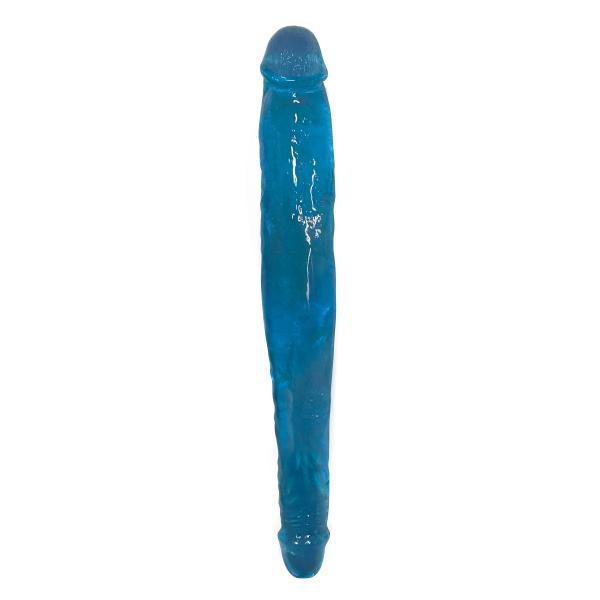 Lollicock 13 Inches Sweet Slim Stick Double Dildo Blue