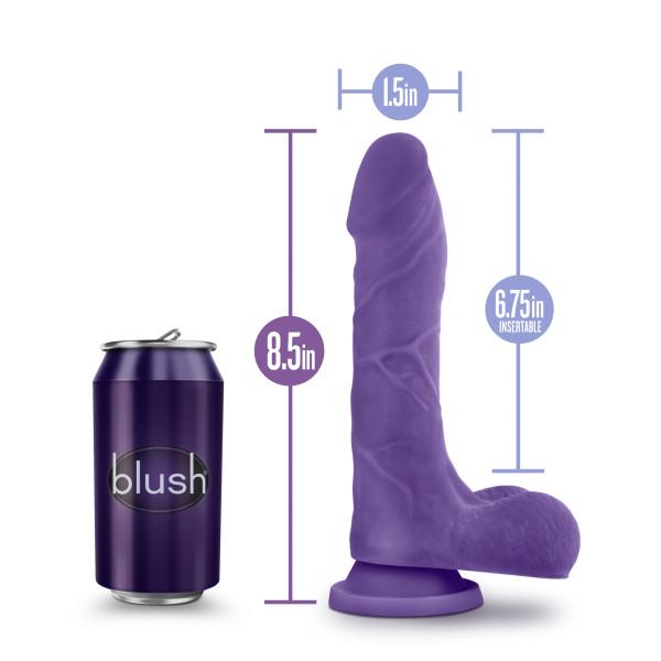 Au Natural Bold Thrill 8.5 Inches Dildo Purple