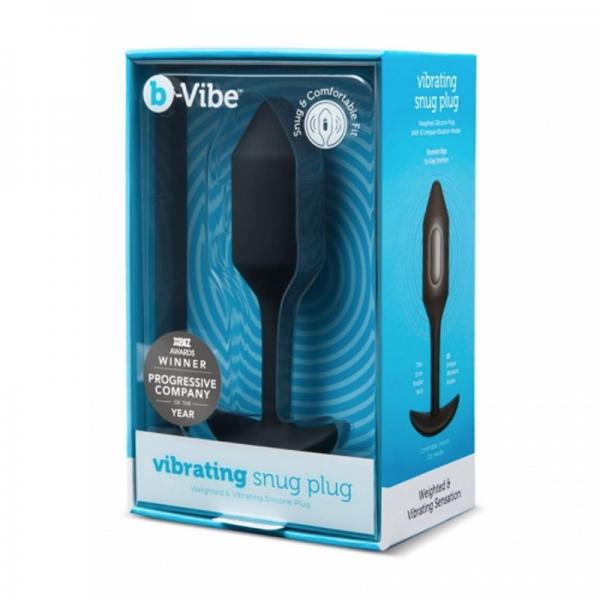 B Vibe Snug Plug Vibrating Xl Black