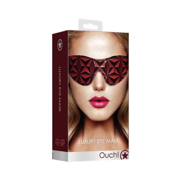 Luxury Eye Mask Burgundy