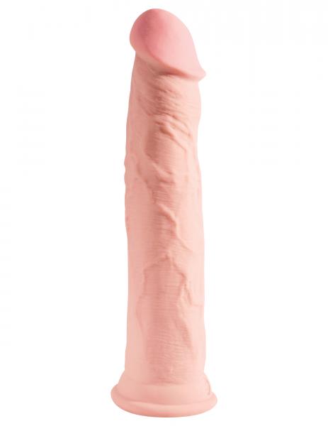 King Cock Triple Density 11 Inches Dildo Beige