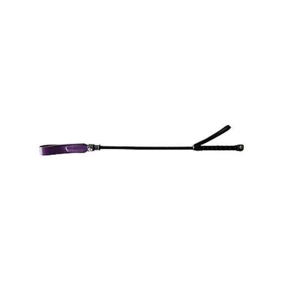 Short Riding Crop Slim Tip (20") Purple