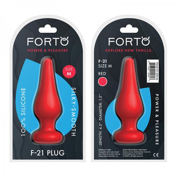 Forto F 21: Tear Drop Medium Red