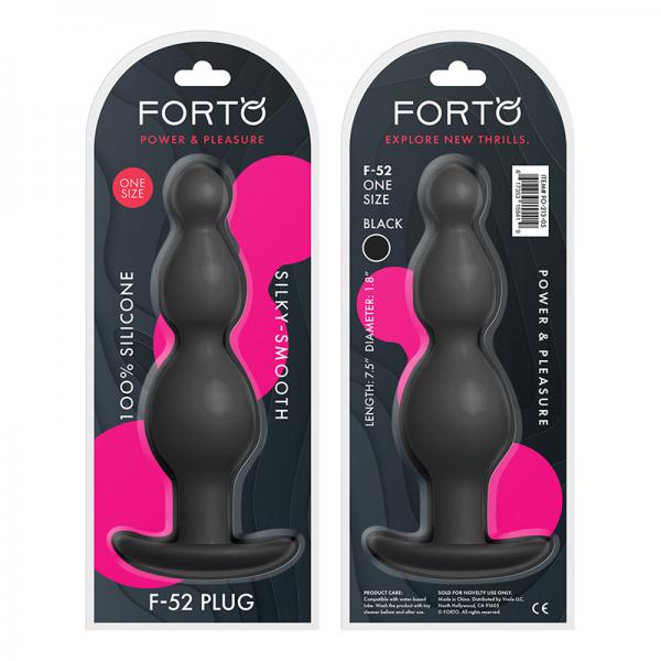 Forto F 52: Cone Beads Black