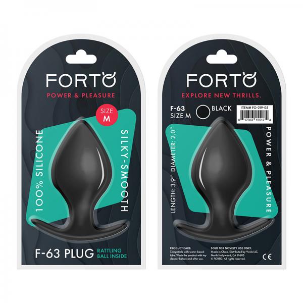 Forto F 63: Rattler Spade Med Black