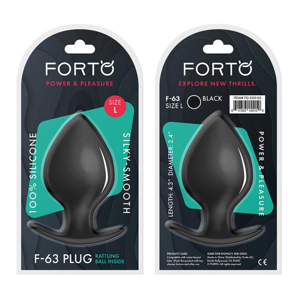 Forto F 63: Rattler Spade Lg Black