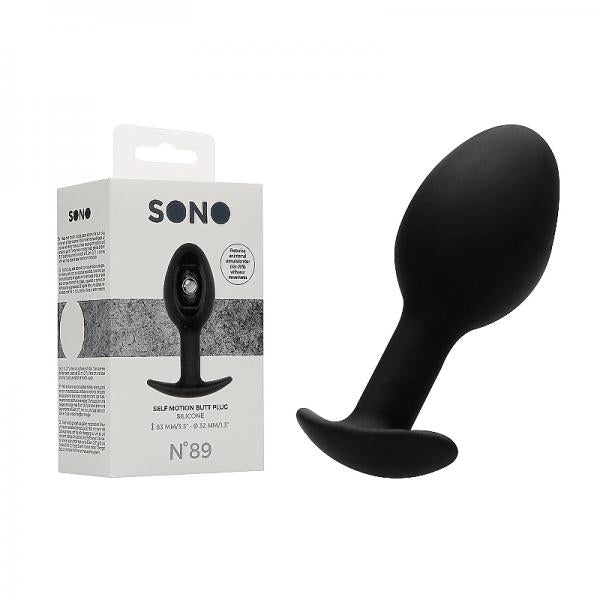 Sono No. 89 Self Penetrating Butt Plug Black
