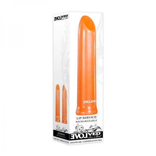 Evolved Lip Service Rechargeable Bullet Orange