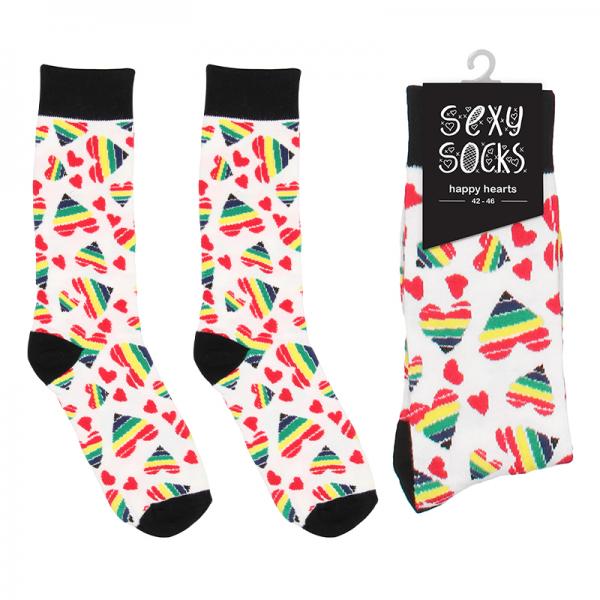Shots Socks Happy Hearts M/L