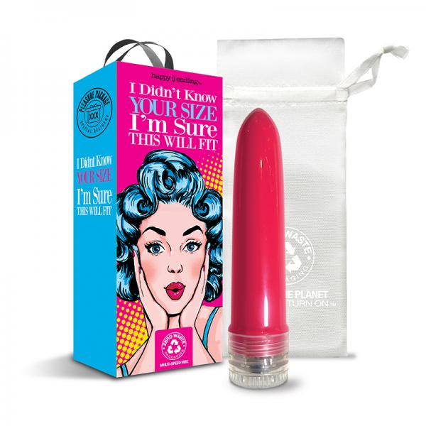 Pleasure Package I Didn't Know Your Size 4" Multi Speed Vibe