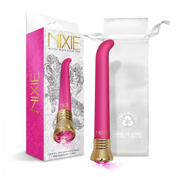 Nixie Mystic Wave Satin G Spot Vibe Pink Tourmaline