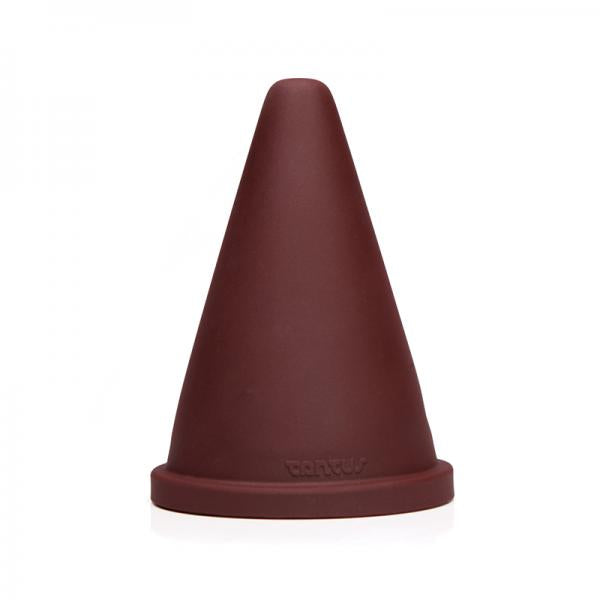 Tantus Cone Squat Firm Oxblood