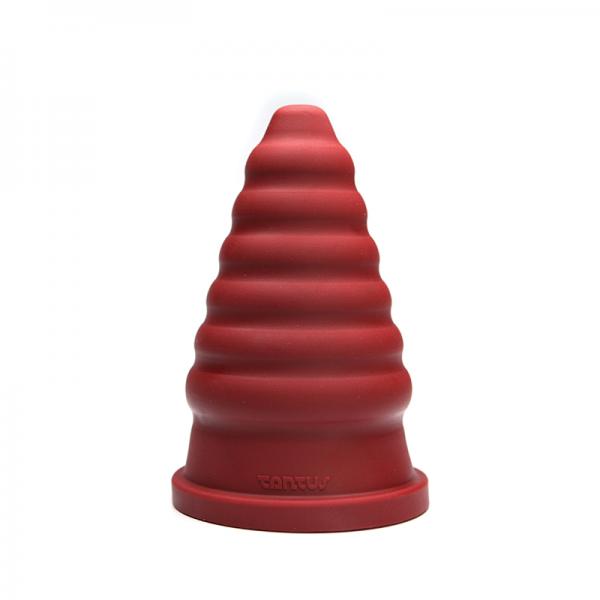 Tantus Cone Ripple True Blood Red
