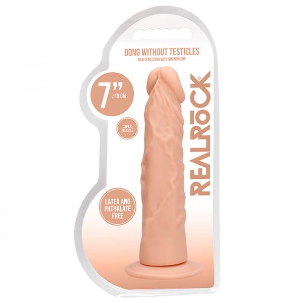Real Rock Realistic Dildo 7" 17 Cm Vanilla