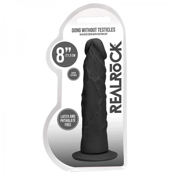 Real Rock Realistic Dildo 8" 20 Cm Chocolate