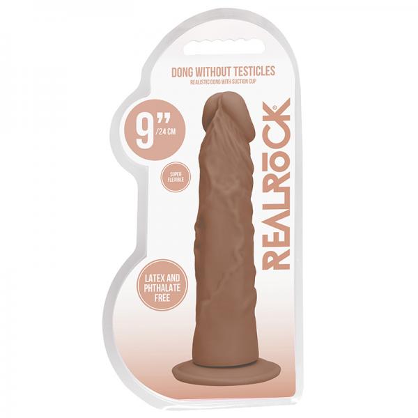 Real Rock Realistic Dildo 9" 23 Cm Mocha