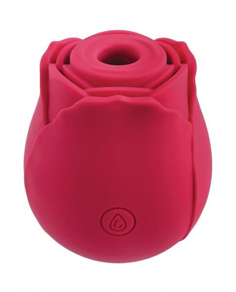 A&E Eve's Ravishing Rose Clit Sucker Silicone Rechargeable Red