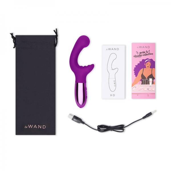 Le Wand Xo Double Motor Wave Rechargeable Vibrator Cherry