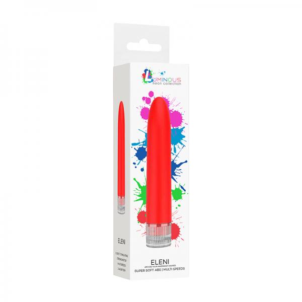 Luminous Eleni Super Soft Abs Multi Speed Vibrator Red