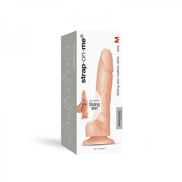 Strap On Me M Sliding Skin Realistic Dildo Vanilla