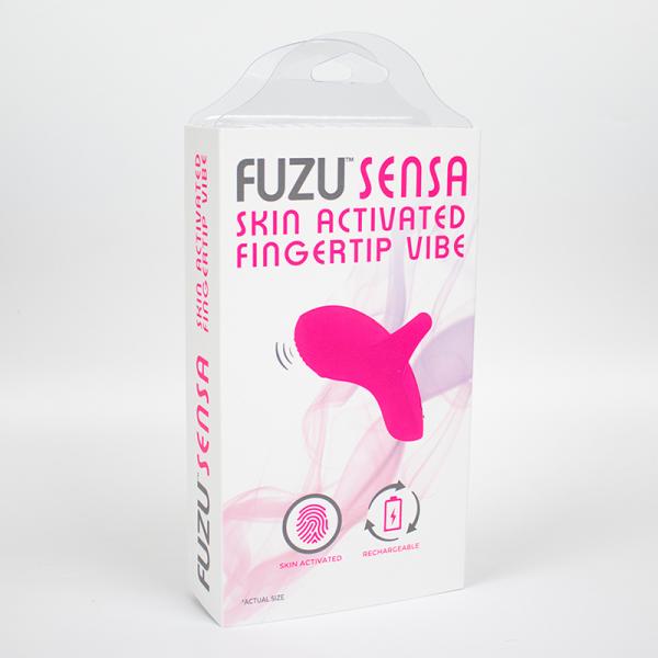 Fuzu Sensa Rechargeable Skin Activated Fingertip Vibe Pink