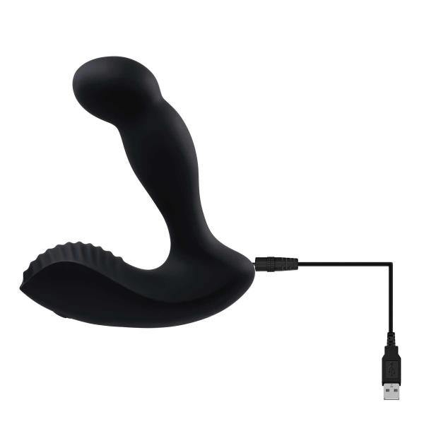 Adam & Eve Adam's Come Hither Prostate Massager Silicone Black