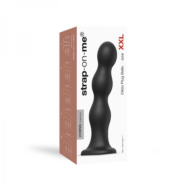 Strap On Me Dildo Plug Balls Xxl Black