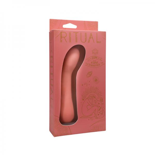 Ritual Zen Rechargeable Silicone G Spot Vibe Coral