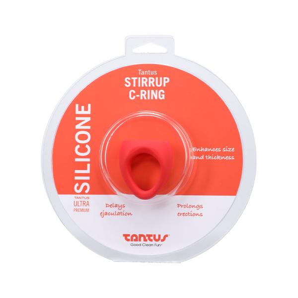 Tantus Stirrup C Ring Crimson