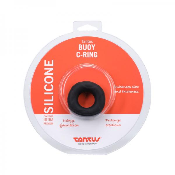 Tantus Buoy C Ring Medium Onyx