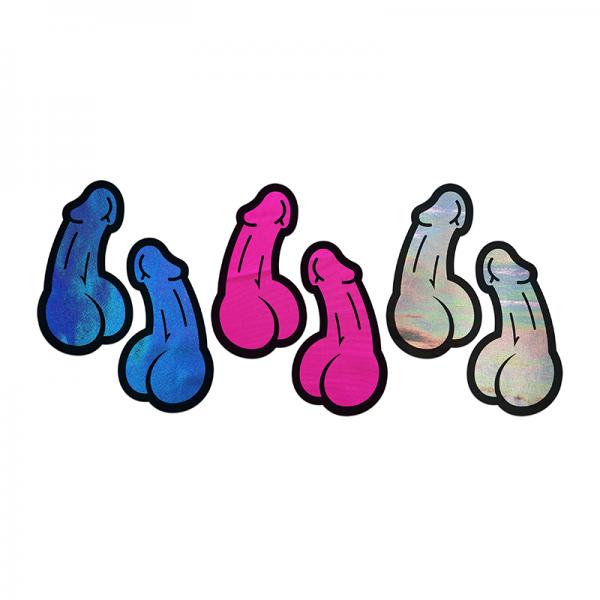 Pastease A Bag Of Dicks: 3 Pack Of Penis Pasties For Nipples & Skin
