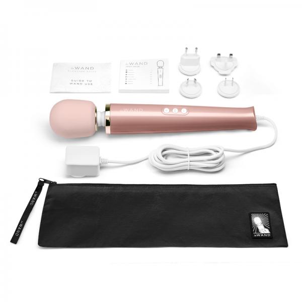 Le Wand Powerful Plug In Vibrating Massager Rose Gold